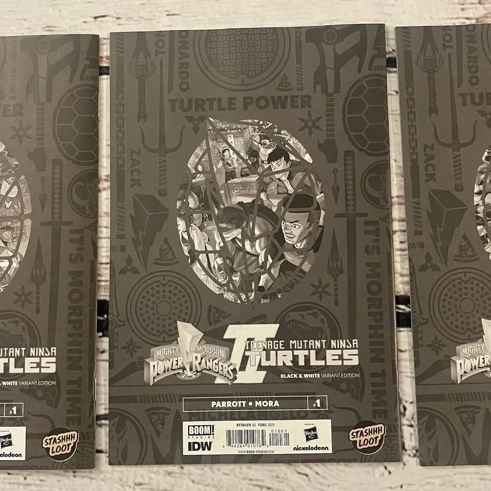Mighty Morphin Power Rangers Teenage Mutant Ninja Turtles Variants Lot of‎ 3